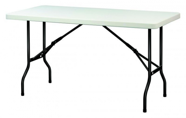 Table rectangulaire pliante en polyéthylène Régina